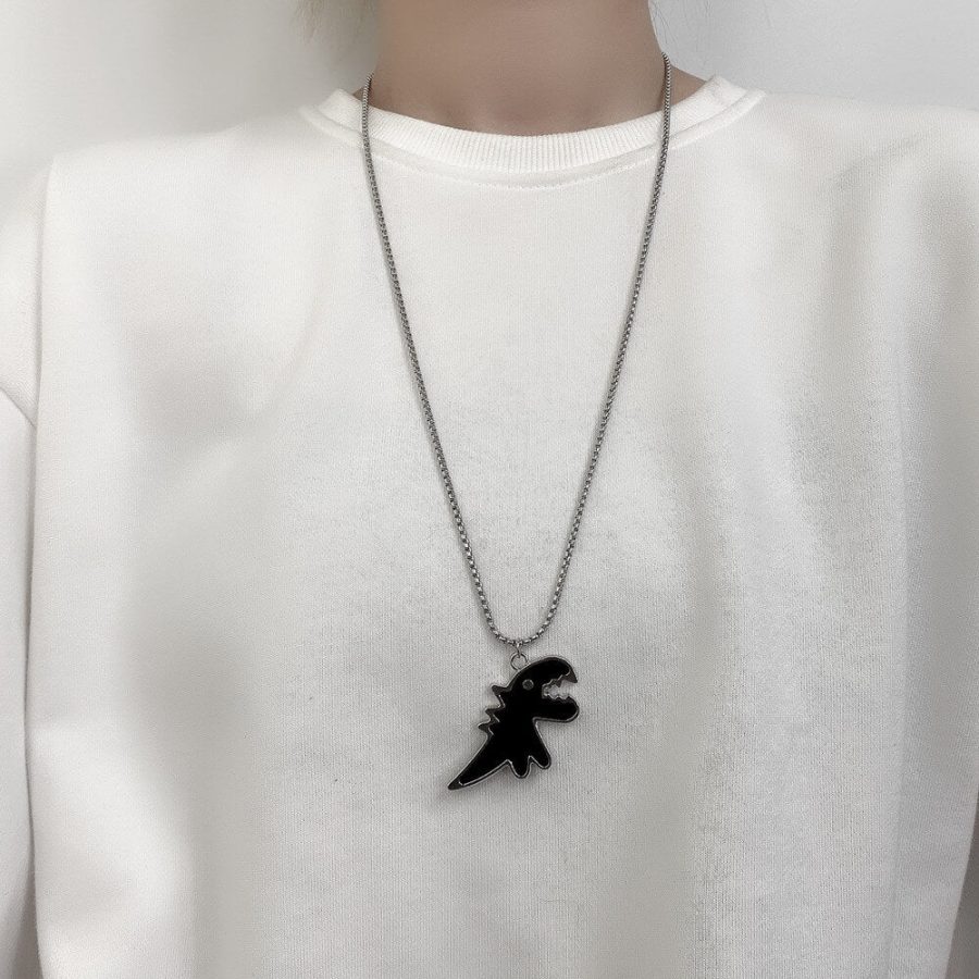 Cartoon Dinosaur Pendant Necklace