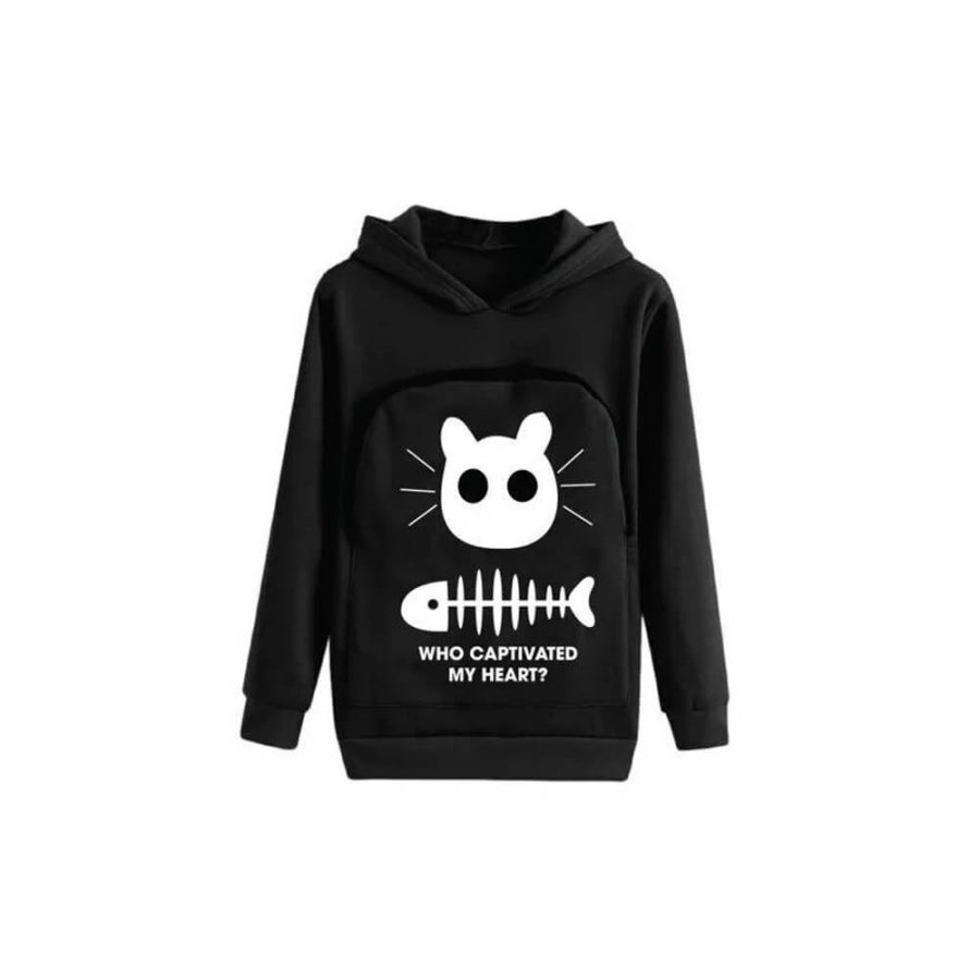 Cat Lover Hoodie Cuddle Pouch