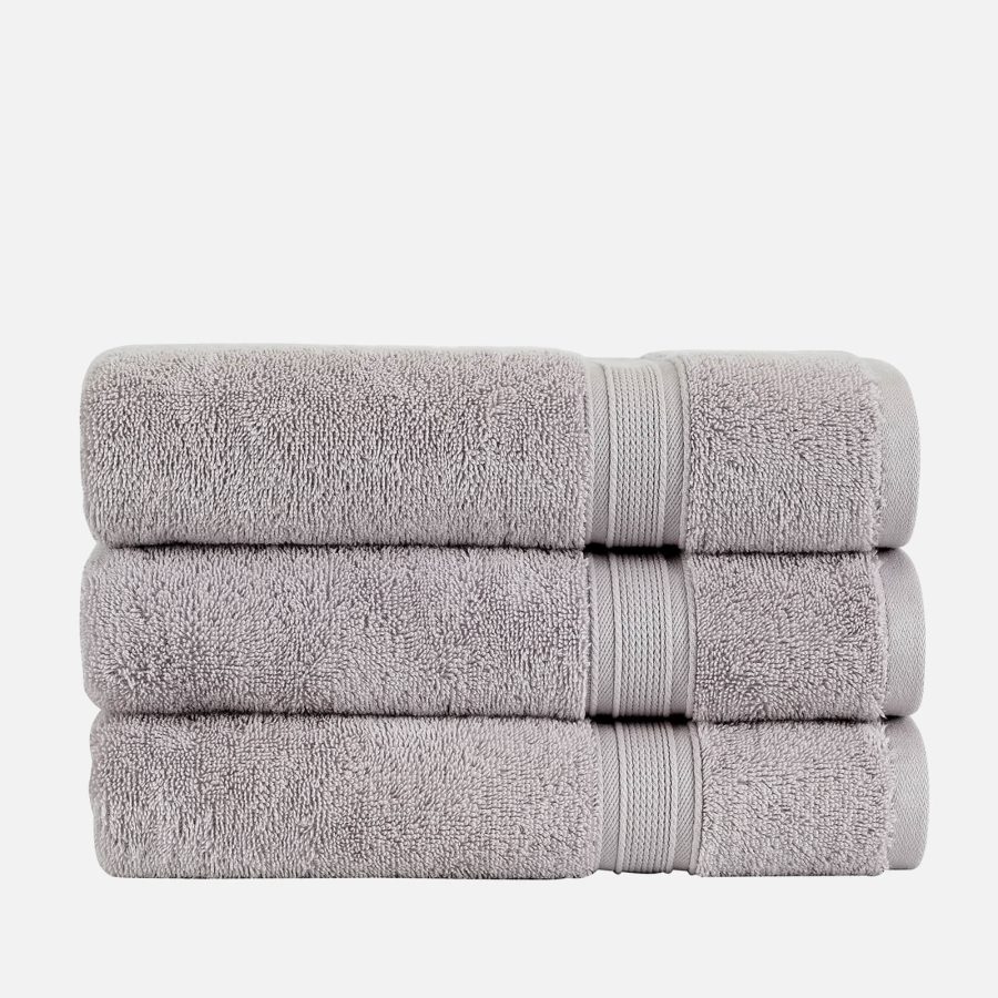 Christy Refresh Towel - Dove Grey - Set of 2 - Bath Towel 70 x 125cm