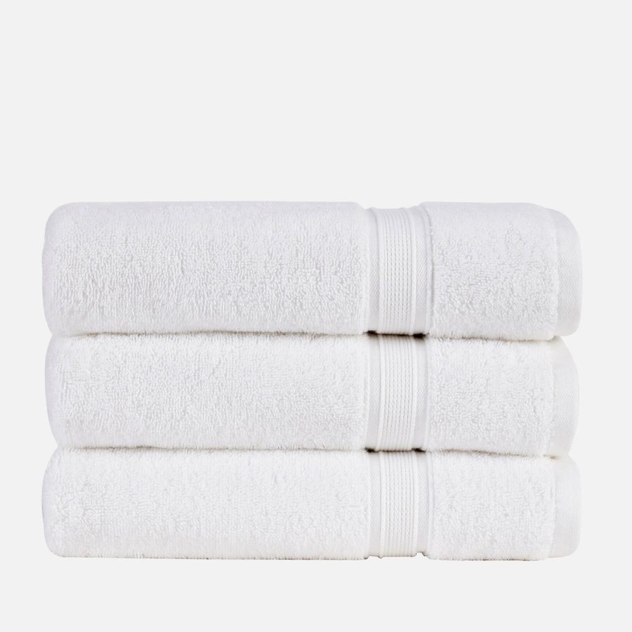 Christy Refresh Towel - White - Set of 2 - Bath Towel 70 x 125cm