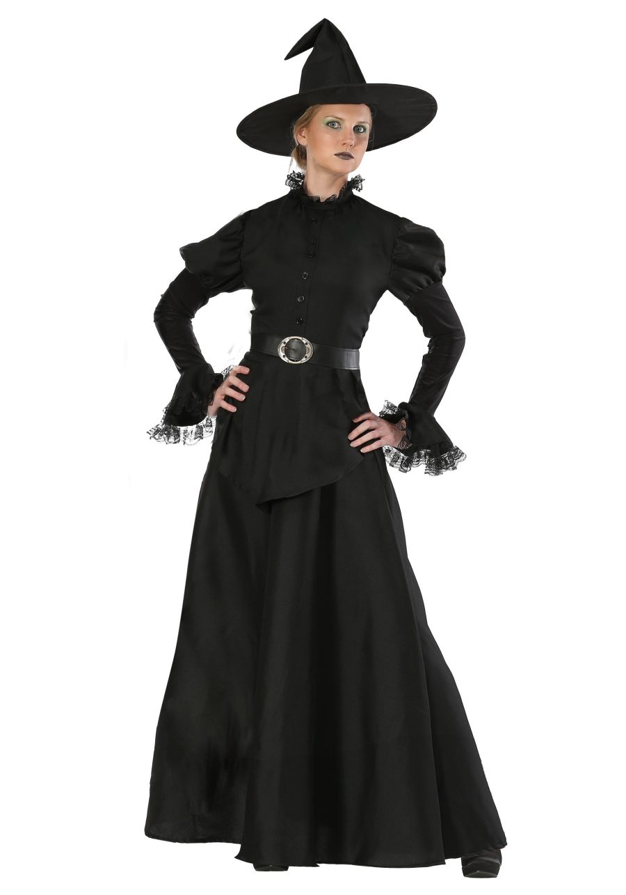 Classic Black Witch Plus Size Women's Costume