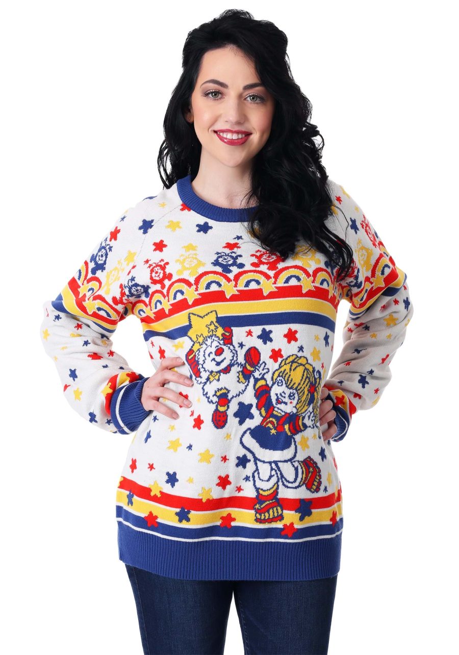 Classic Rainbow Brite Adult Ugly Christmas Sweater