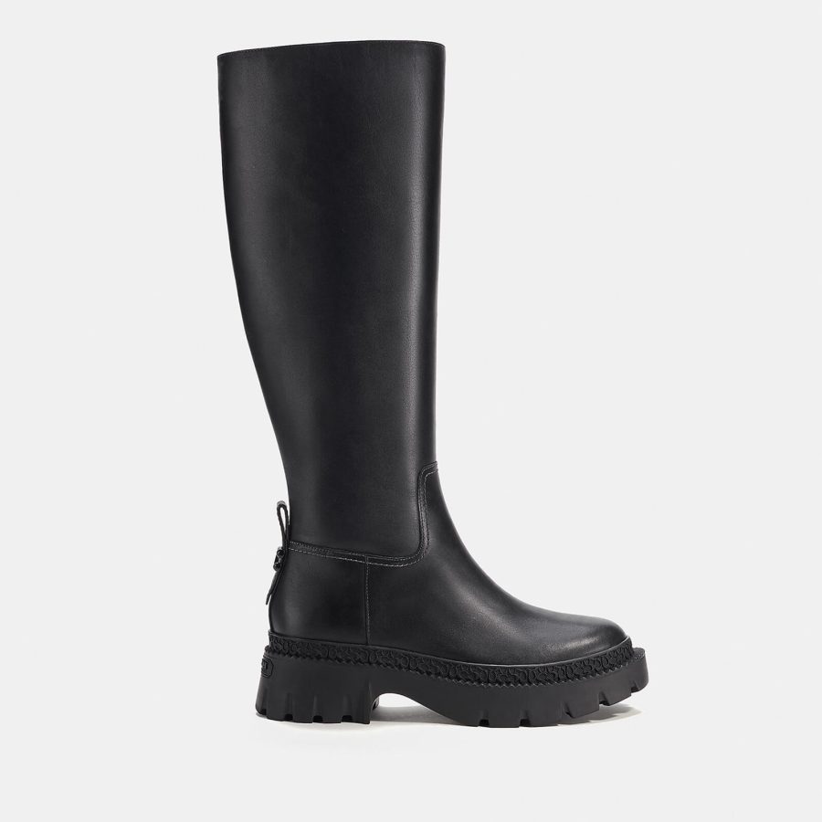 Coach Julietta Knee High Leather Boots - UK 7