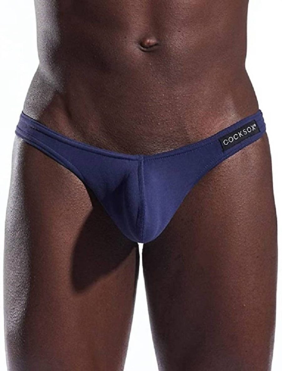 Cocksox men's thong underwear brief in Patriot Blue - size S