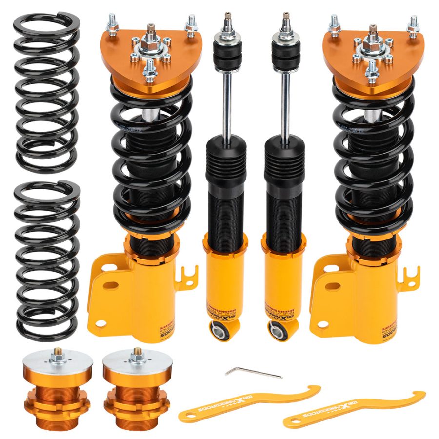 Coilovers Kits Compatible for Scion XB 2004-2006 Adj. Damper Shock Absorbers Struts compatible for Toyota Echo 2000-2005 lowering kit