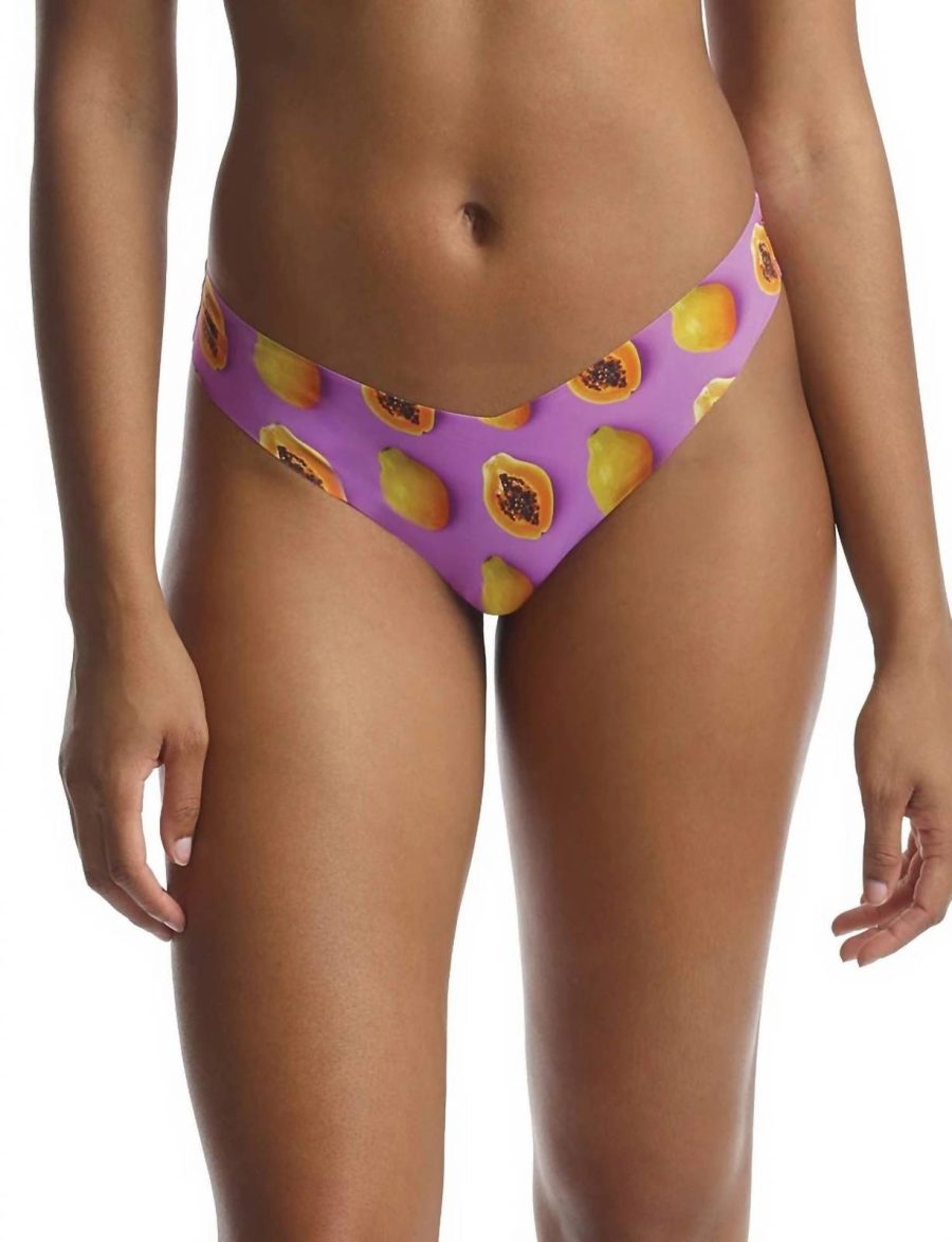 Commando photo-op thong underwear in Papaya