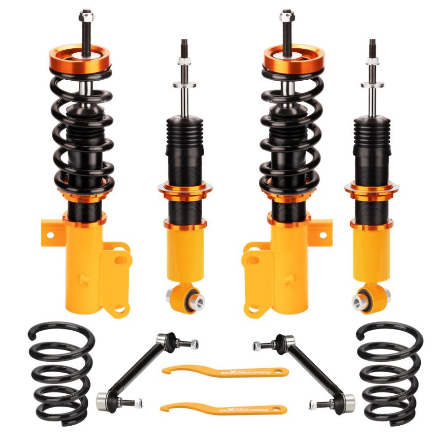 Compatible for Chevrolet Camaro 2010-15 Adj. Height Coil Springs Struts Coilover Kits