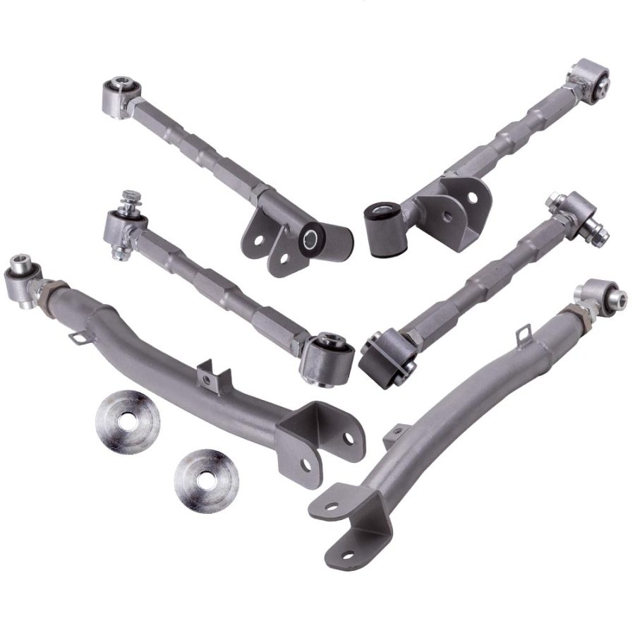 Compatible for Subaru Impreza 2002 - 2007 6 Pieces Rear Lateral Link + Trailing Arm