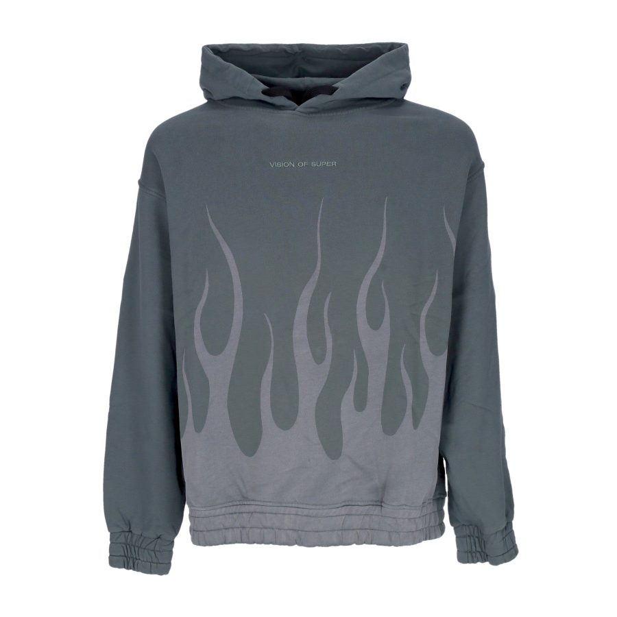 Corrosive Flames Hoodie Balsam Green Men's Hoodie