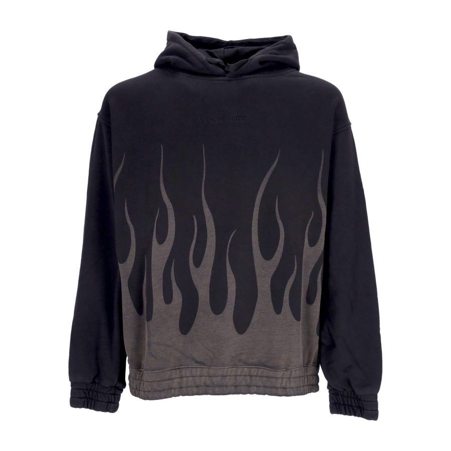 Corrosive Flames Hoodie Black Men's Hoodie