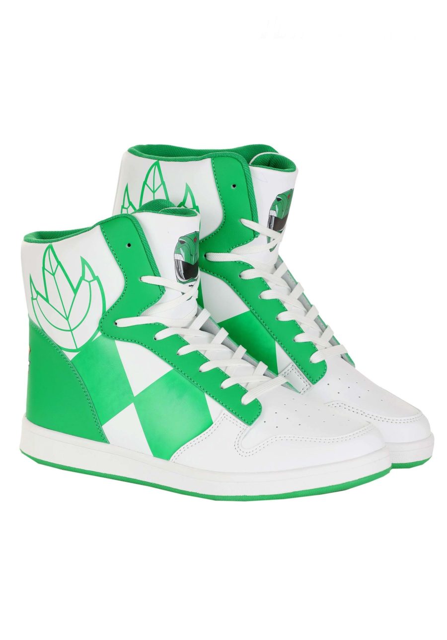 Costume Inspired Green Power Rangers Sneakers