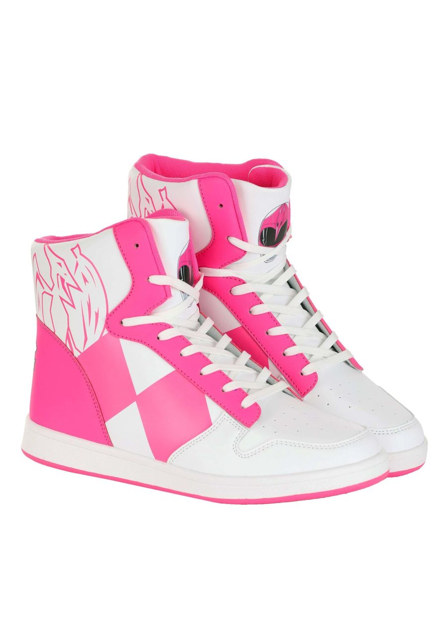 Costume Inspired Pink Power Rangers Sneakers