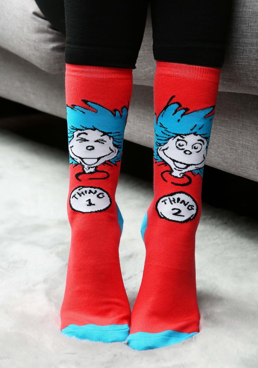 Crew Thing 1 & Thing 2 Socks