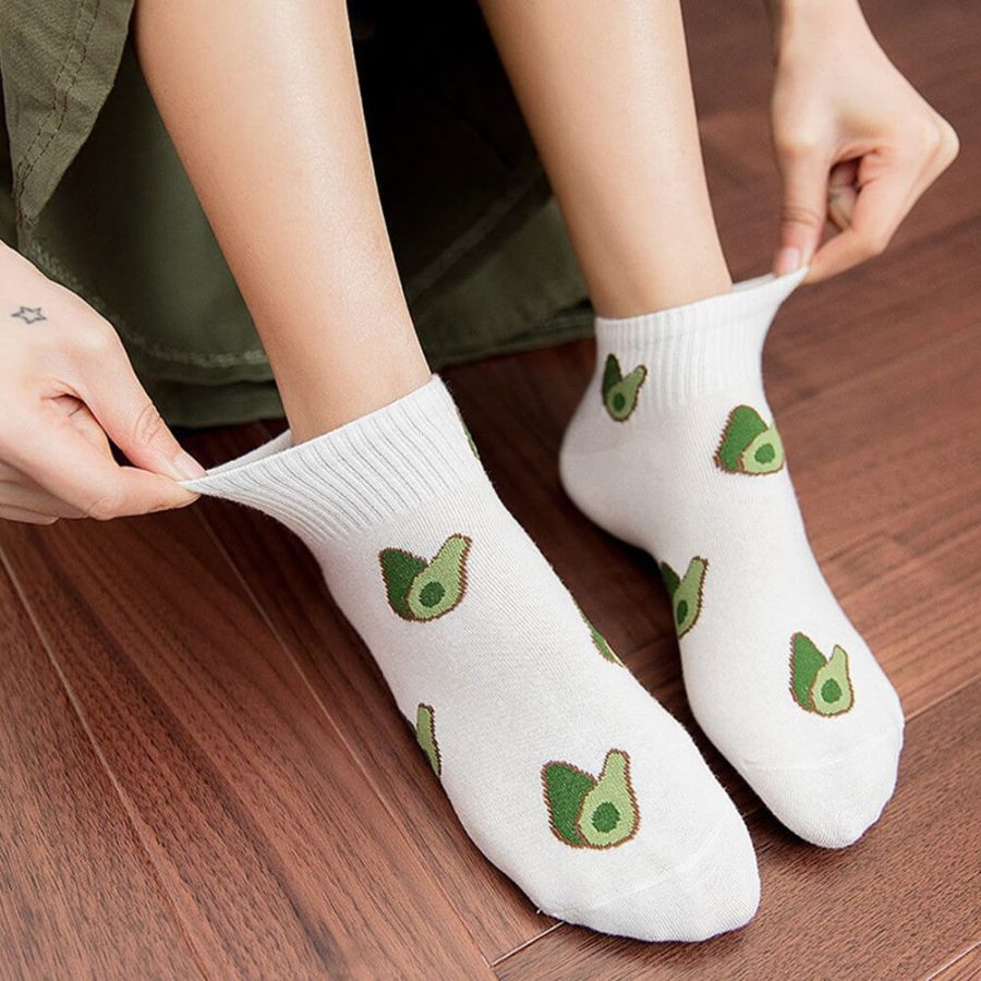 Cute Avocado Socks