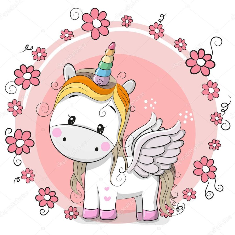 Cute Cartoon Unicorn