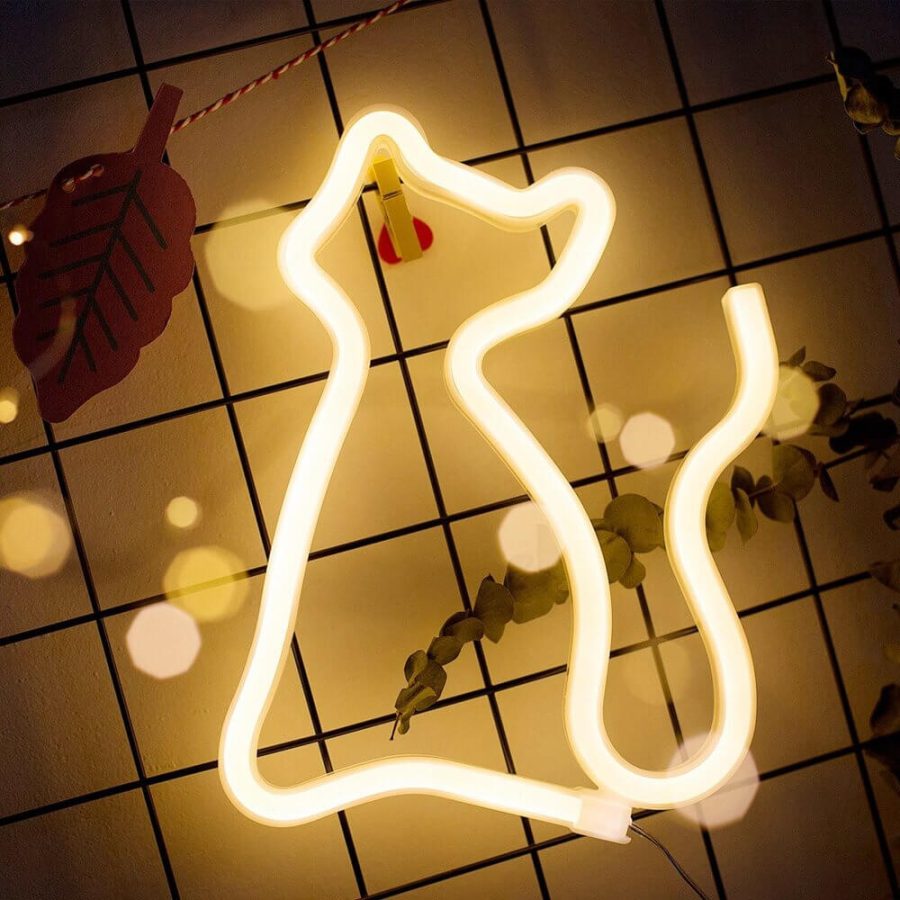 Cute Cat Neon Light Sign