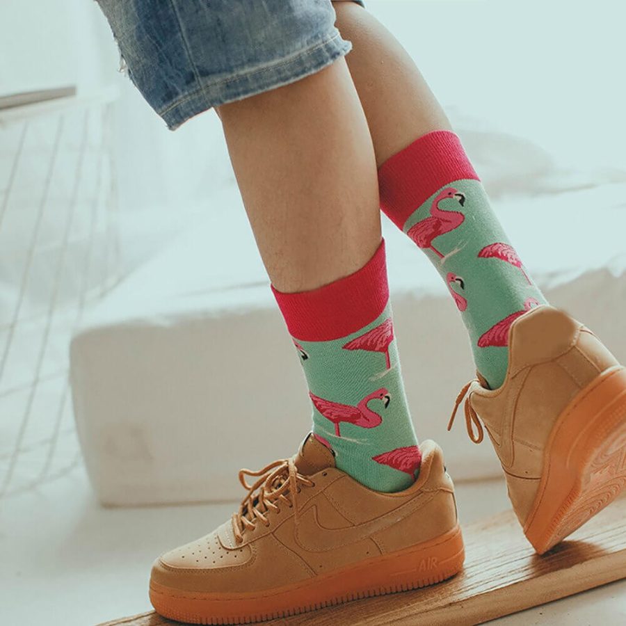 Cute Flamingo Socks For Men & Women