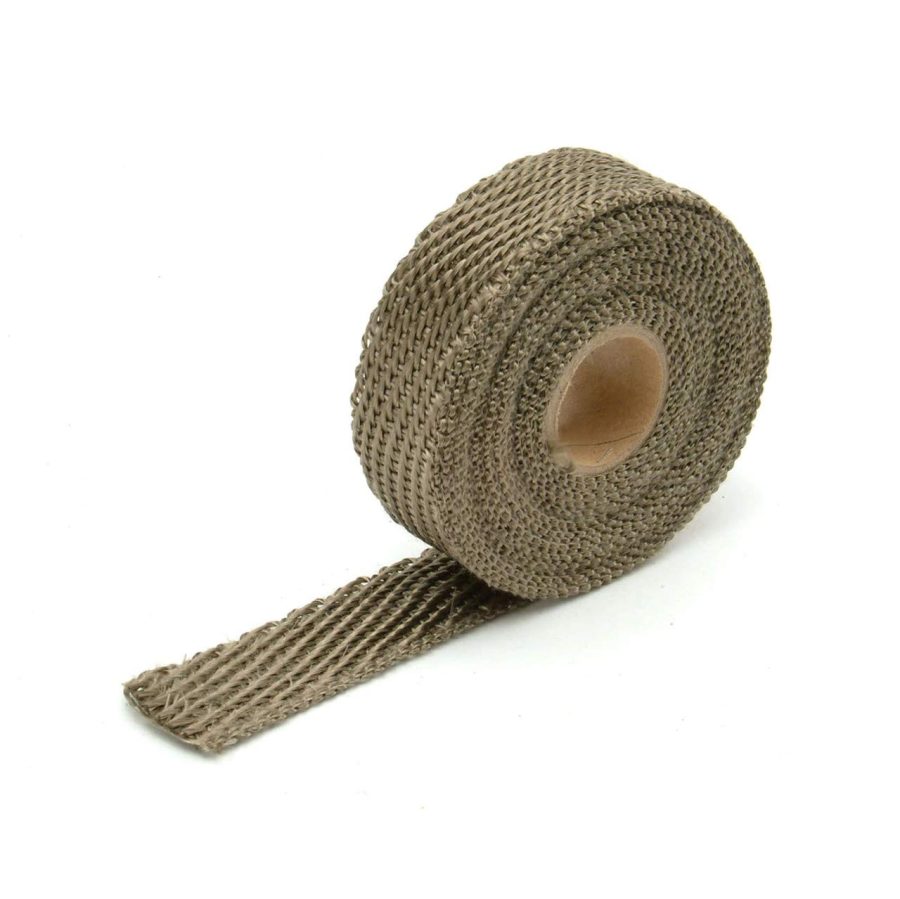 DESIGN ENG 10128 0Titanium 1 INCH x 15FT Exhaust Heat Wrap with LR Technology