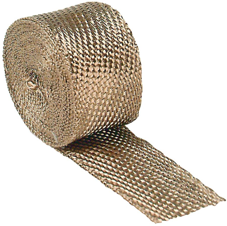 DESIGN ENG 10129 0Titanium 2 INCH x 15FT Exhaust Heat Wrap with LR Technology