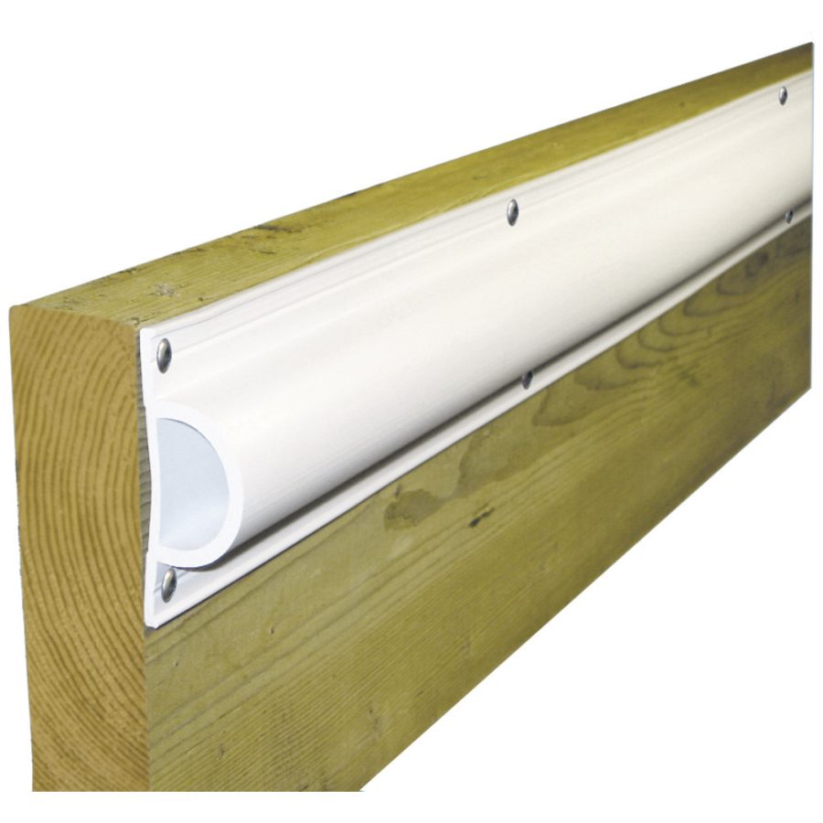 DOCK EDGE 1190-F STANDARD D PVC PROFILE 16FT ROLL WHITE