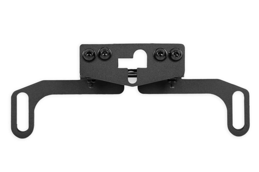 DV8 ABBR-03 Front Camera Relocation Bracket for 2021-2023 Ford Bronco | Corrects 360 View with Winch Bumper | includes Extended Camera Optical Cable & Spray Hose | Adjustable for Different Setups