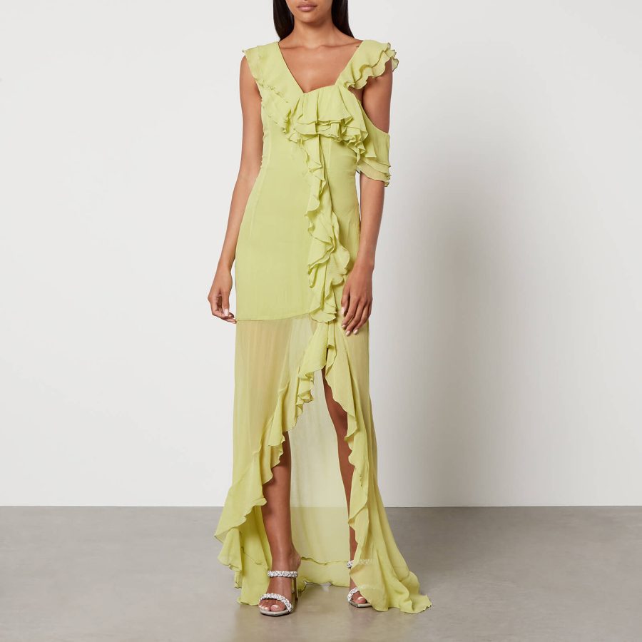 De La Vali Serena Chiffon Maxi Dress - UK 8