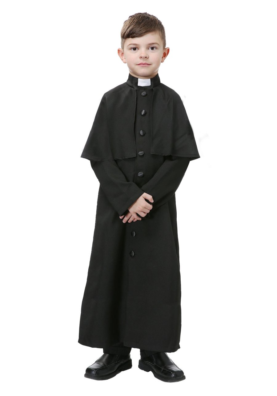 Deluxe Priest Kids Costume