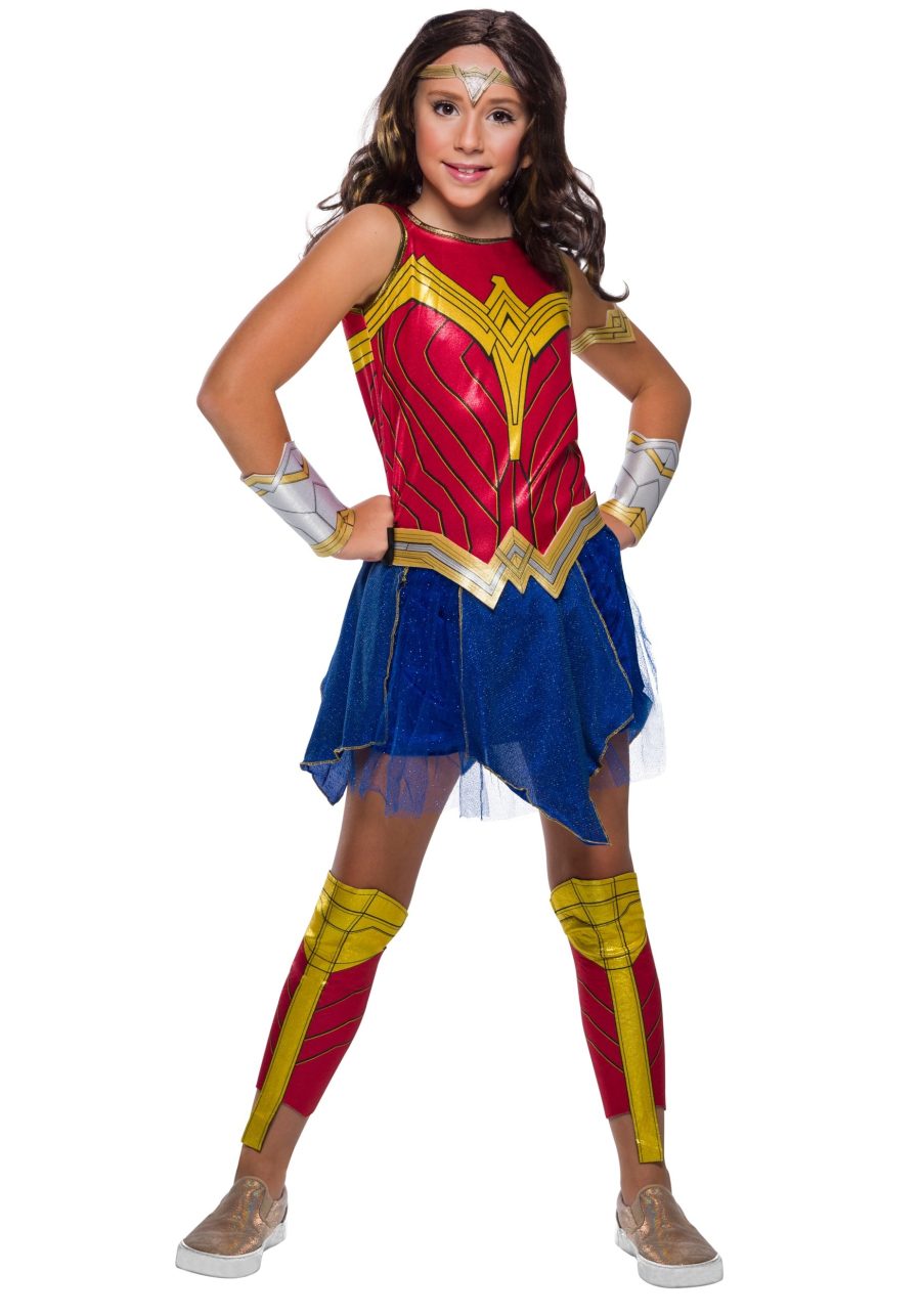 Deluxe Wonder Woman Girl's Costume