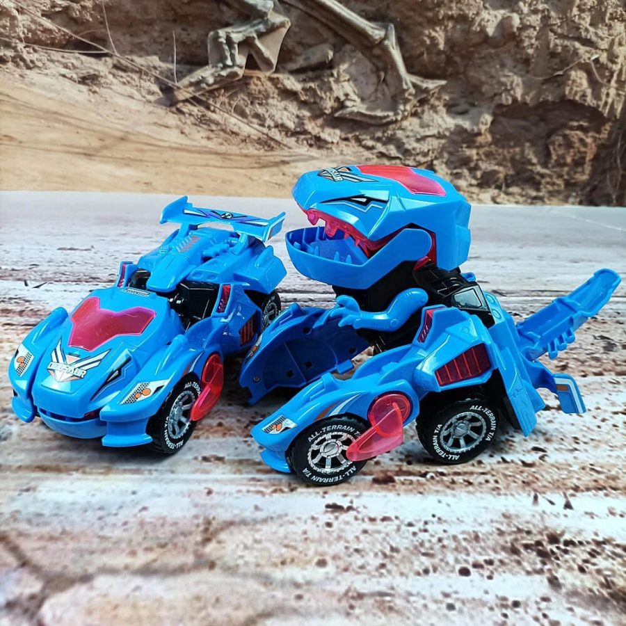 Dinosaur Car Transformer Toy