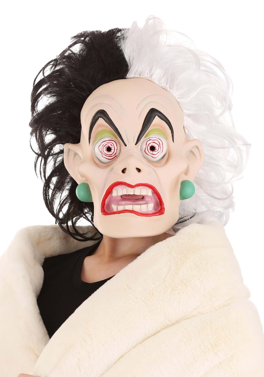 Disney Cruella De Vil Latex Mask from 101 Dalmatians