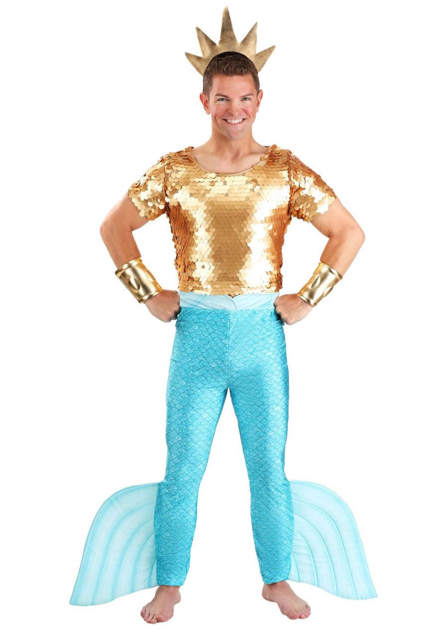 Disney The Little Mermaid Men's King Triton Costume