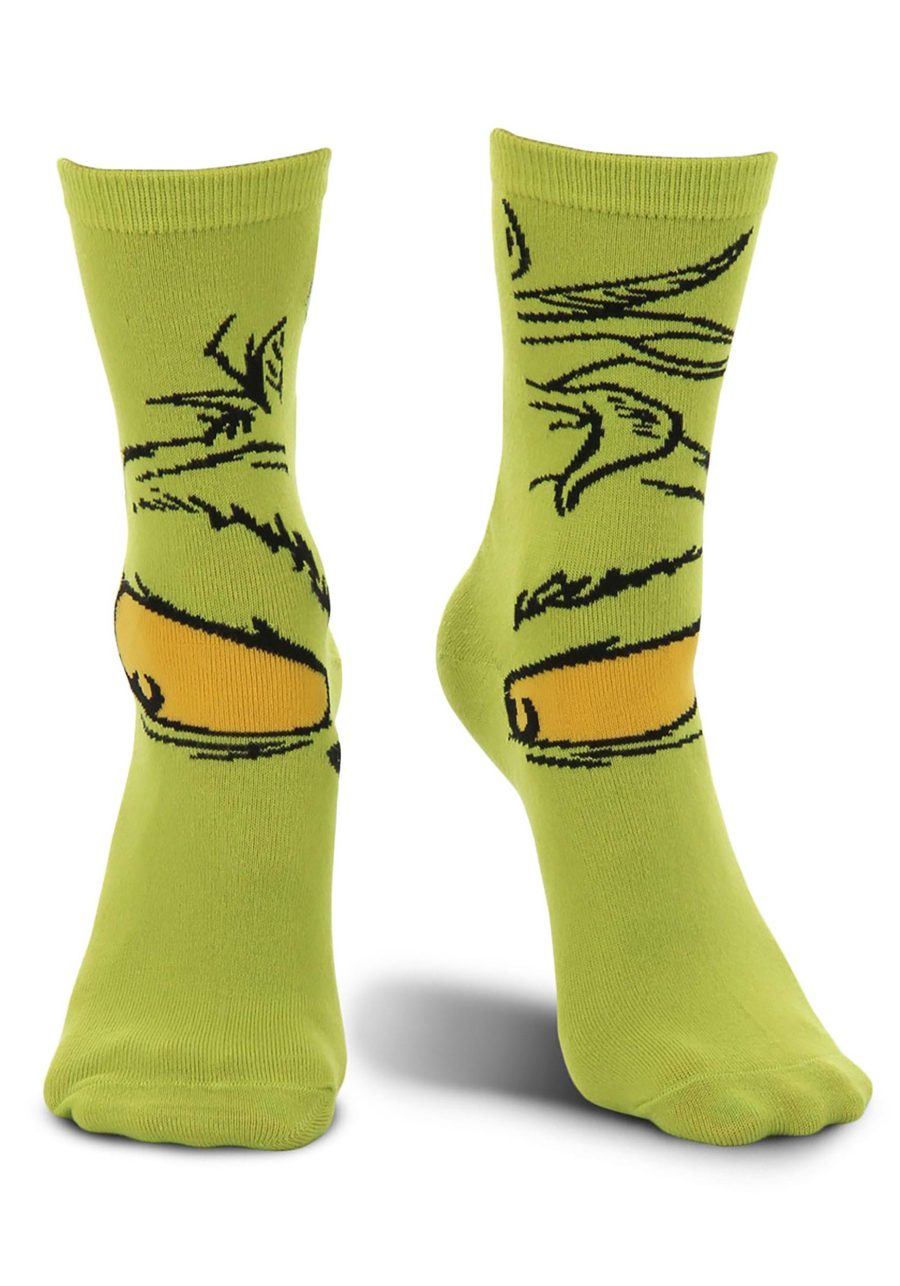 Dr. Seuss The Grinch Costume Crew Socks