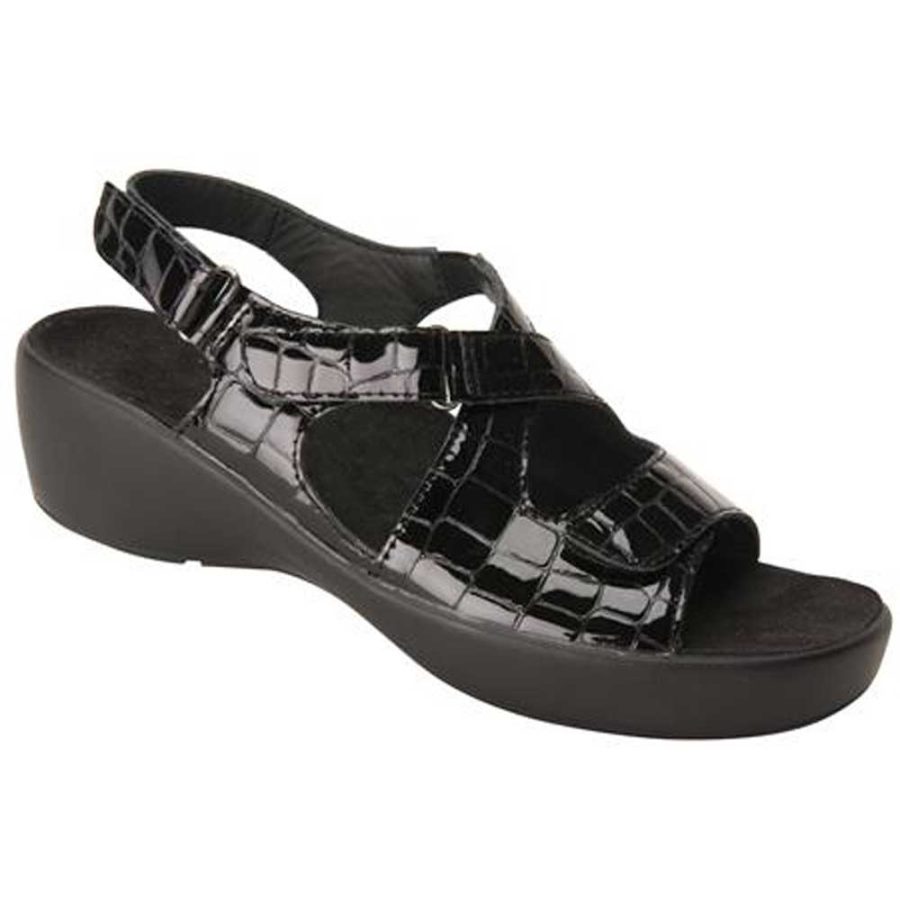 Drew Shoes Abby 17530 Women's Comfort Dress Sandal - Removable Footbeds - Extra Wide