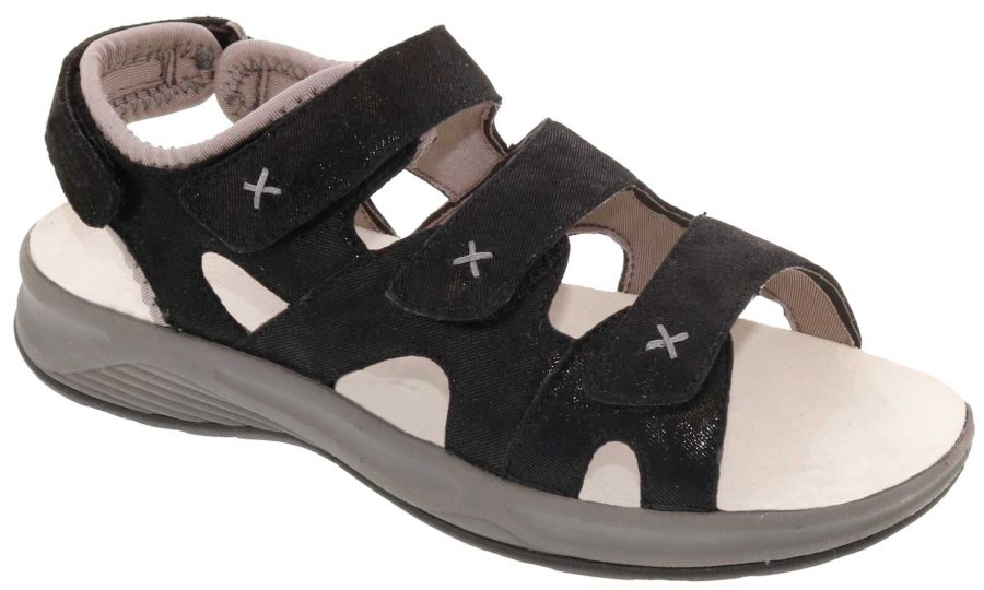 Drew Shoes Bayou 17782 - Women's Casual Comfort Therapeutic Sandal - Removable Footbeds