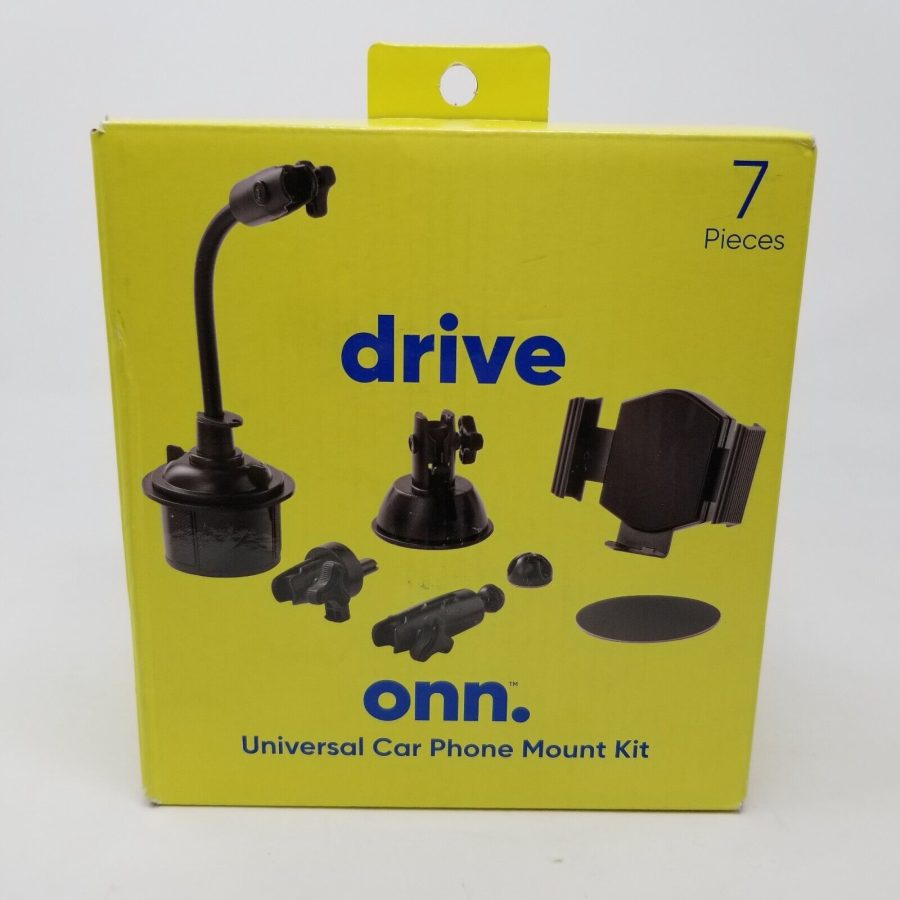 Drive Onn Universal Car Phone Mount Kit 7 pieces cell phone NIB Apple Android