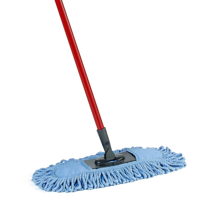 Dual-Action Microfiber Sweeper Dust Mop