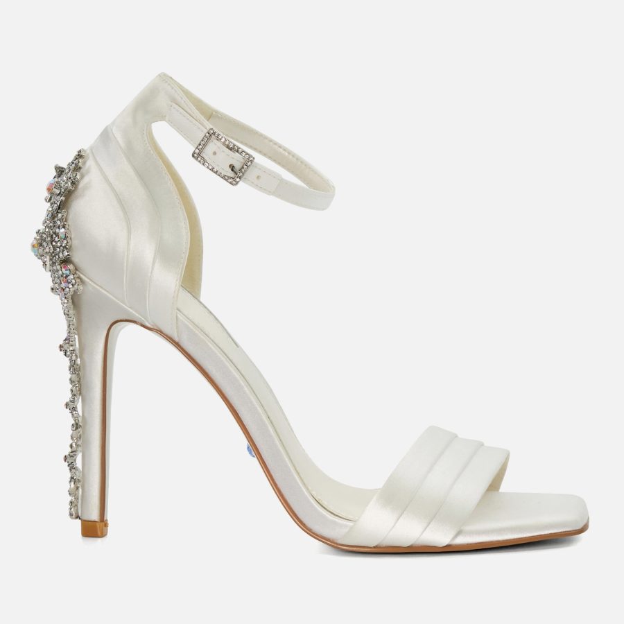 Dune London Women's Meridians Satin Wedding Heels - UK 8