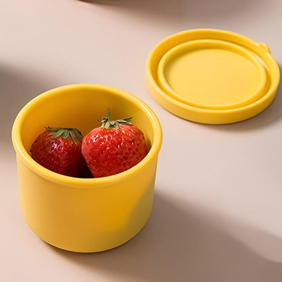 Eco-Friendly Silicone Bowl Lunch Box