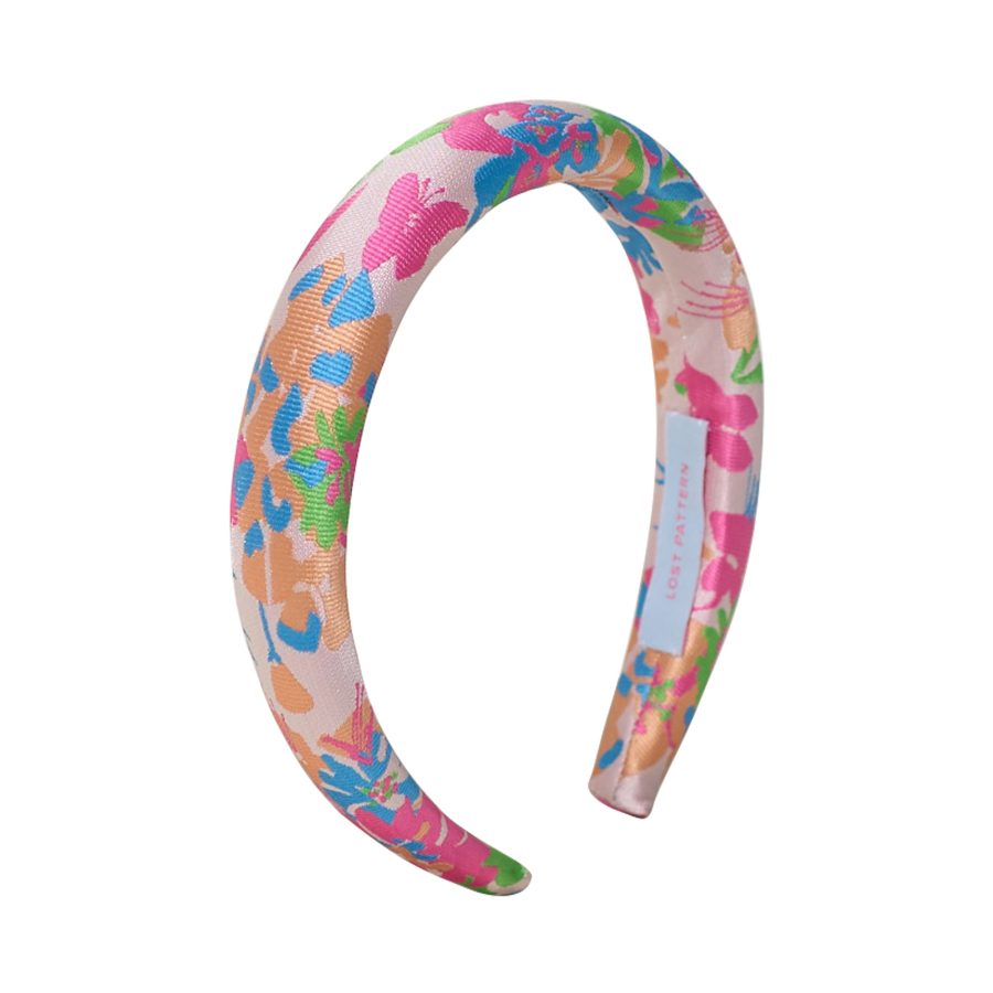 FRIDA x LOST PATTERN "Frida's Garden" Jacquard Hairband - Pastel