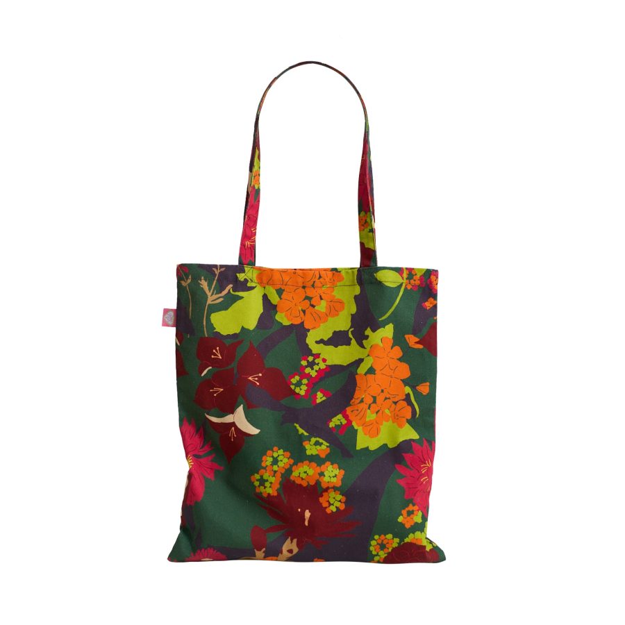 FRIDA x LOST PATTERN "Frida's Garden" Tote Bag - Purple