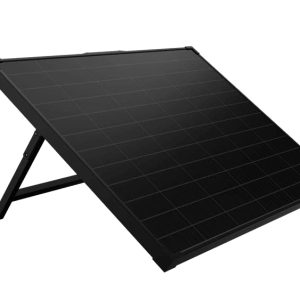 FURRION FSPK10MWT-BL 100W Portable Kickstand Solar Panel - PWM Bundle Kit, 100-Watt-Rated Output, High-Efficiency Monocrystalline Cells, High-Transmittance Bypass Diodes, Ultra-Clear Tempered Glass