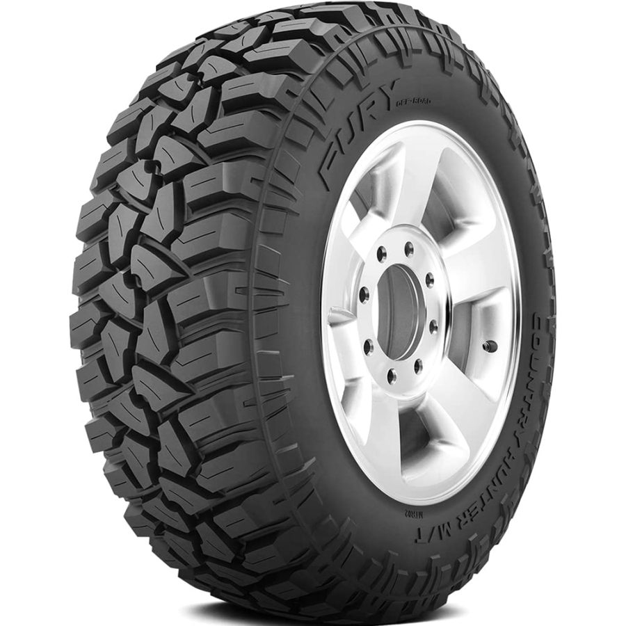 FURY FCHIIF35125020A Tire; Country Hunter MT II; LT35 x 12.50R20; All Season Light Truck & SUV; Steel Belted; Radial; Black Sidewall; Tubeless; DOT Street Approved