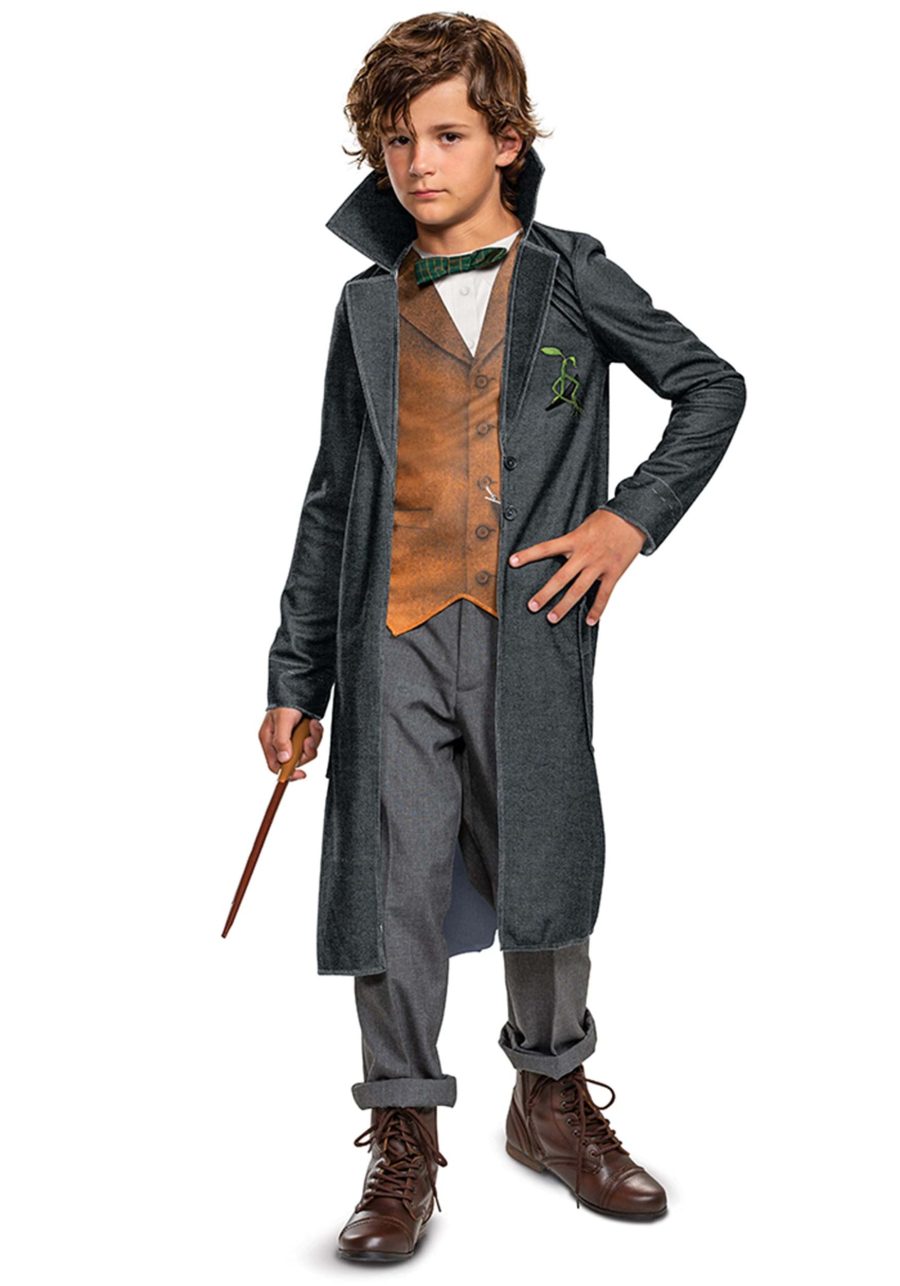 Fantastic Beasts Deluxe Newt Scamander Costume for Kids