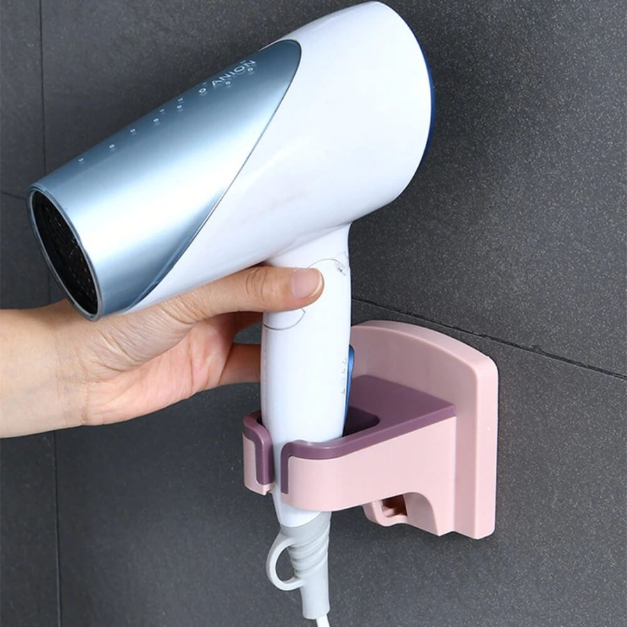 Free Your Hands Wall Mounted Hair Dryer Holder