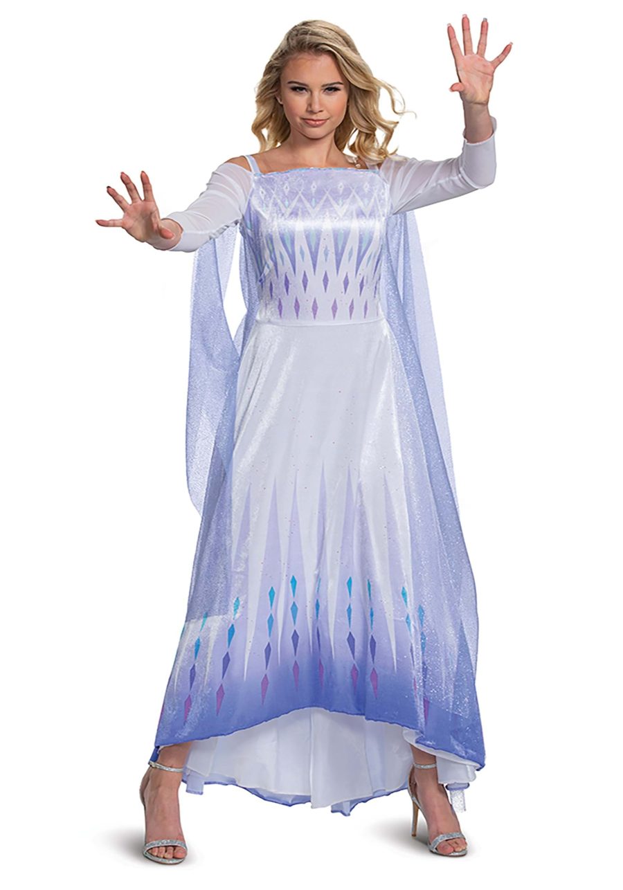 Frozen Snow Queen Elsa Deluxe Costume for Women