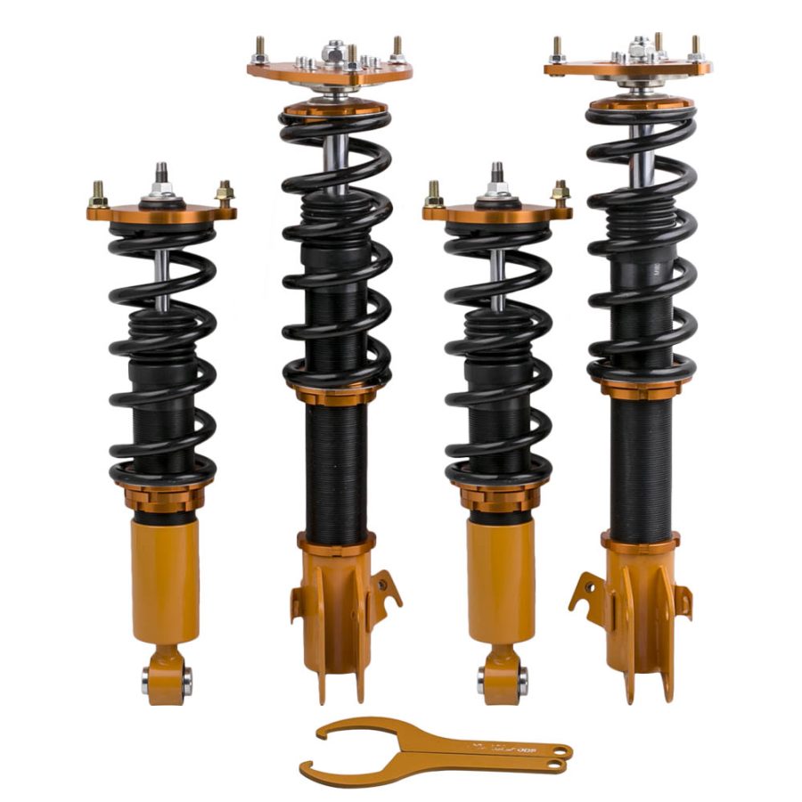 Full Assembly Coilovers compatible for Subaru Outback 2000 01 02 03 04 Adjustable Height lowering kit