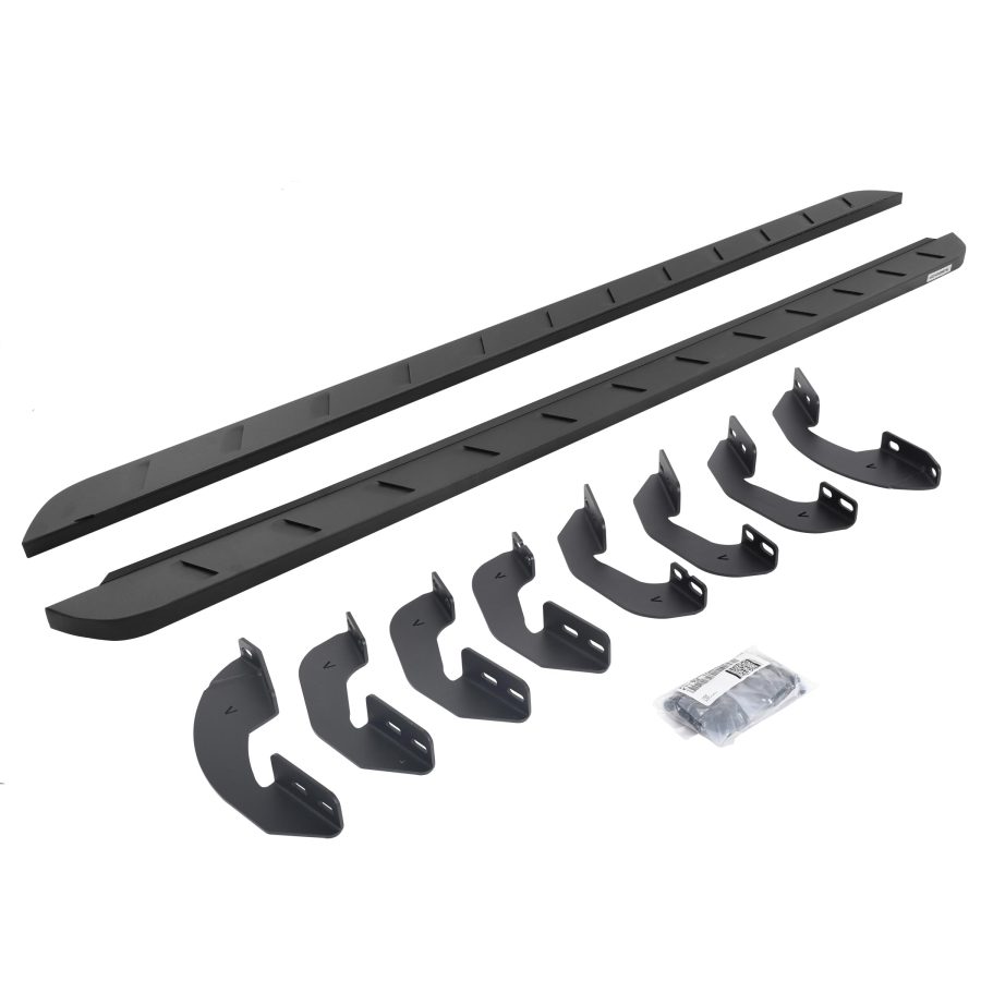 GO RHINO 63443973SPC RB10 Slim Line Running Boards with Mounting Brackets Kit for Toyota 23-24 Sequoia, Toyota 23-24 Sequoia, Toyota 23-24 Sequoia, Toyota 23-24 Sequoia