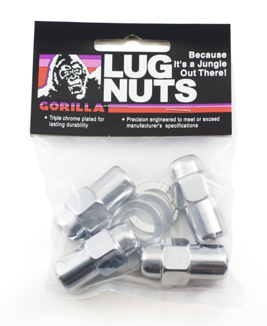 GORILLA 73137B Standard Mag Lug Nuts (12mm x 1.50 Thread Size)