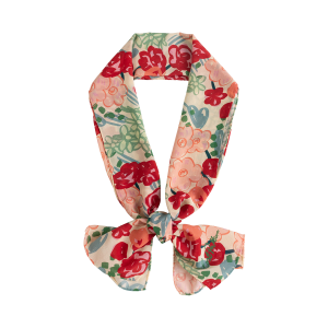 "Garden Chic" Silk Crepe Scarf - Floral