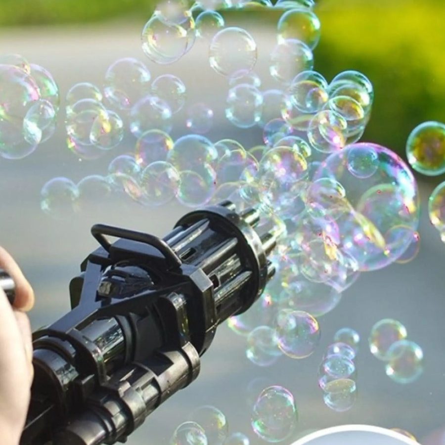 Gatling Bubble Machine